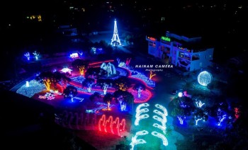 Công viên ánh sáng Pha Luông, điểm nhấn mới về đêm cho du lịch Mộc Châu