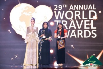 Mộc Châu đạt giải thưởng "Điểm đến Thiên nhiên Hàng đầu Khu vực Châu Á...