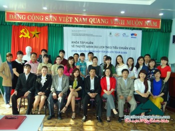 Tập huấn  thuyết minh Du lịch cho 23 học viên tại Mộc Châu