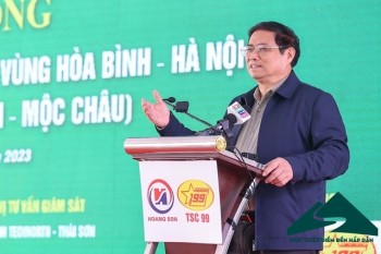 Khởi công dự án đường liên kết vùng Hòa Bình - Hà Nội và Cao tốc Sơn La