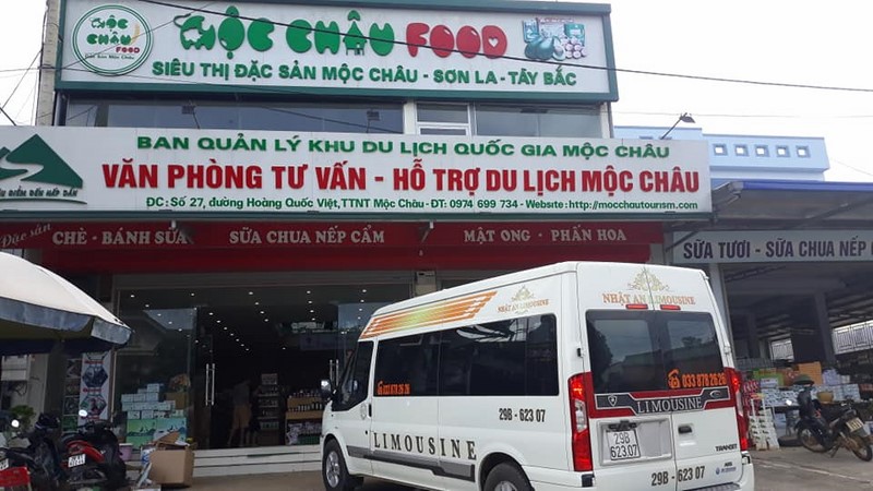 kinh nghiệm du lịch Mộ Châu: mua quà ở Mộc Châu Food